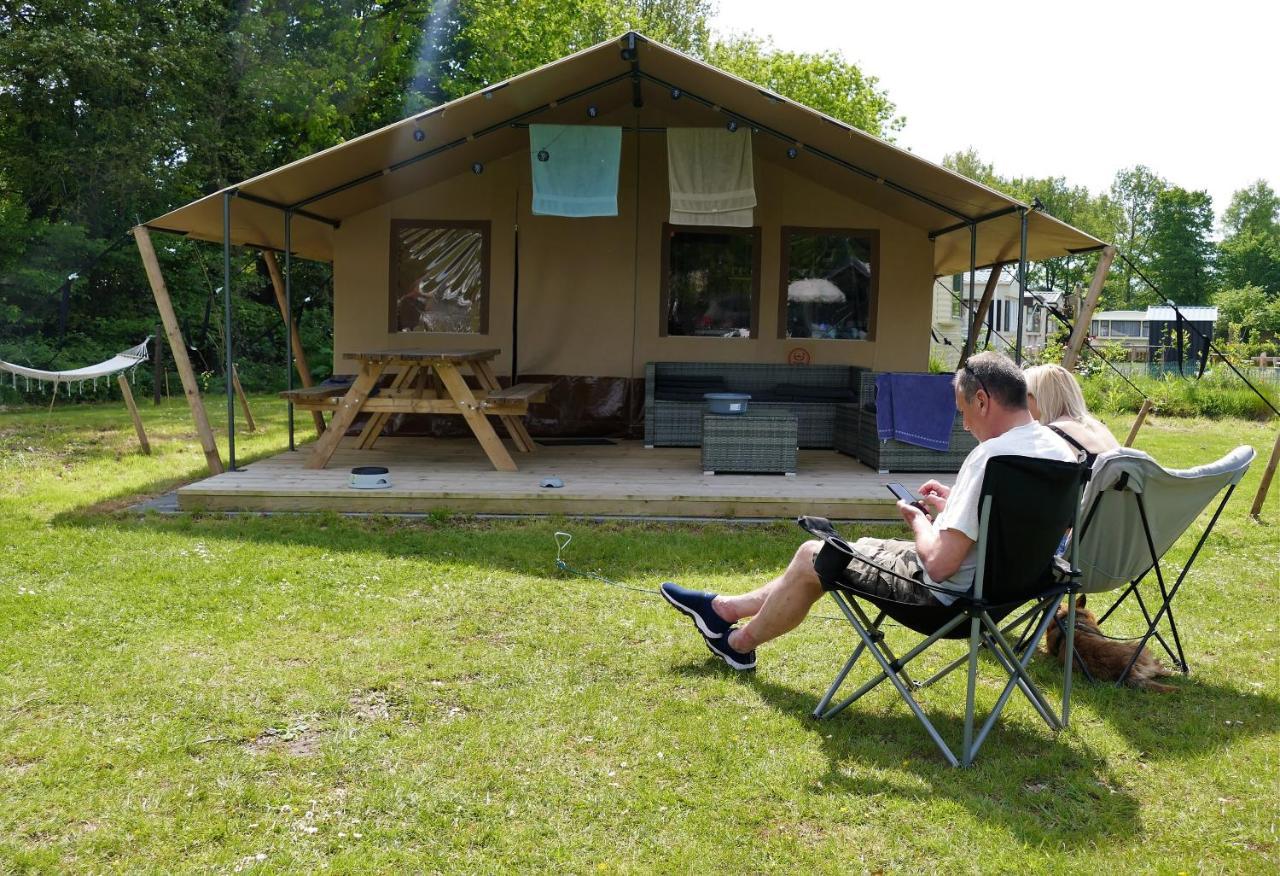 Safaritent Sarek, Wolvenspoor 10 Vledder Esterno foto